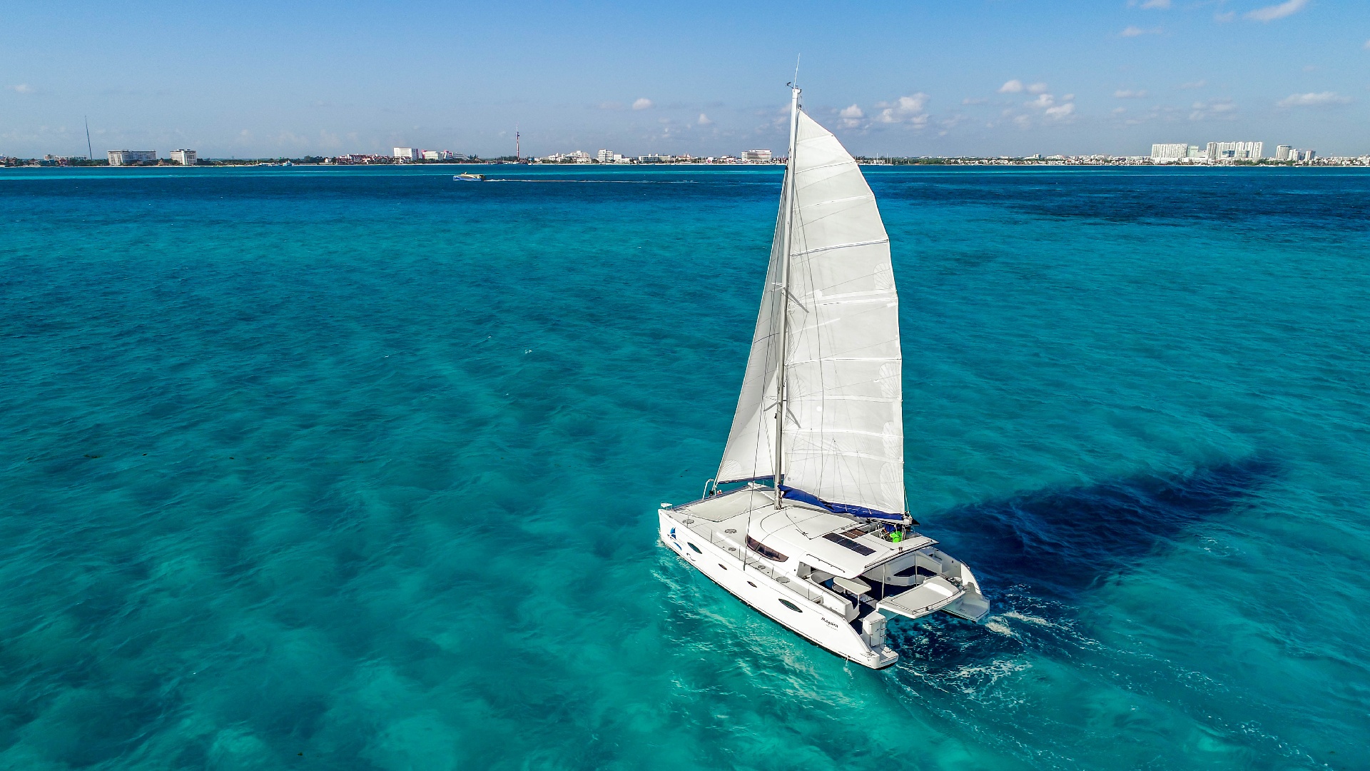 Tour Boats Cancun for 40 people Megaira Cancun Sailing